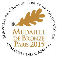 Médaille Concours Général Agricole PARIS 2015 - Le Temple de Tourteyron